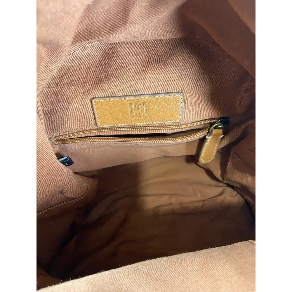 Fry Leather Mini Backpack Brown